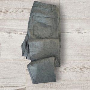 Mens Heather Grey Cotton Trouser Dress Pants- Size 30 Waist